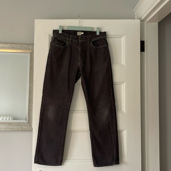 J.Crew Men’s Vintage Slim Cords 32x30 dark gray - Picture 2 of 10